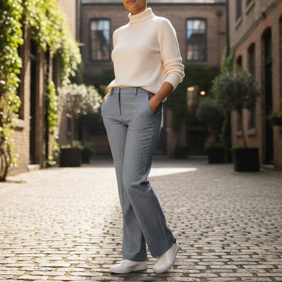 Joe B/Joe Benbasset Career Dress Pants Sz 5 (32x33) Gray #182A - Picture 3 of 8